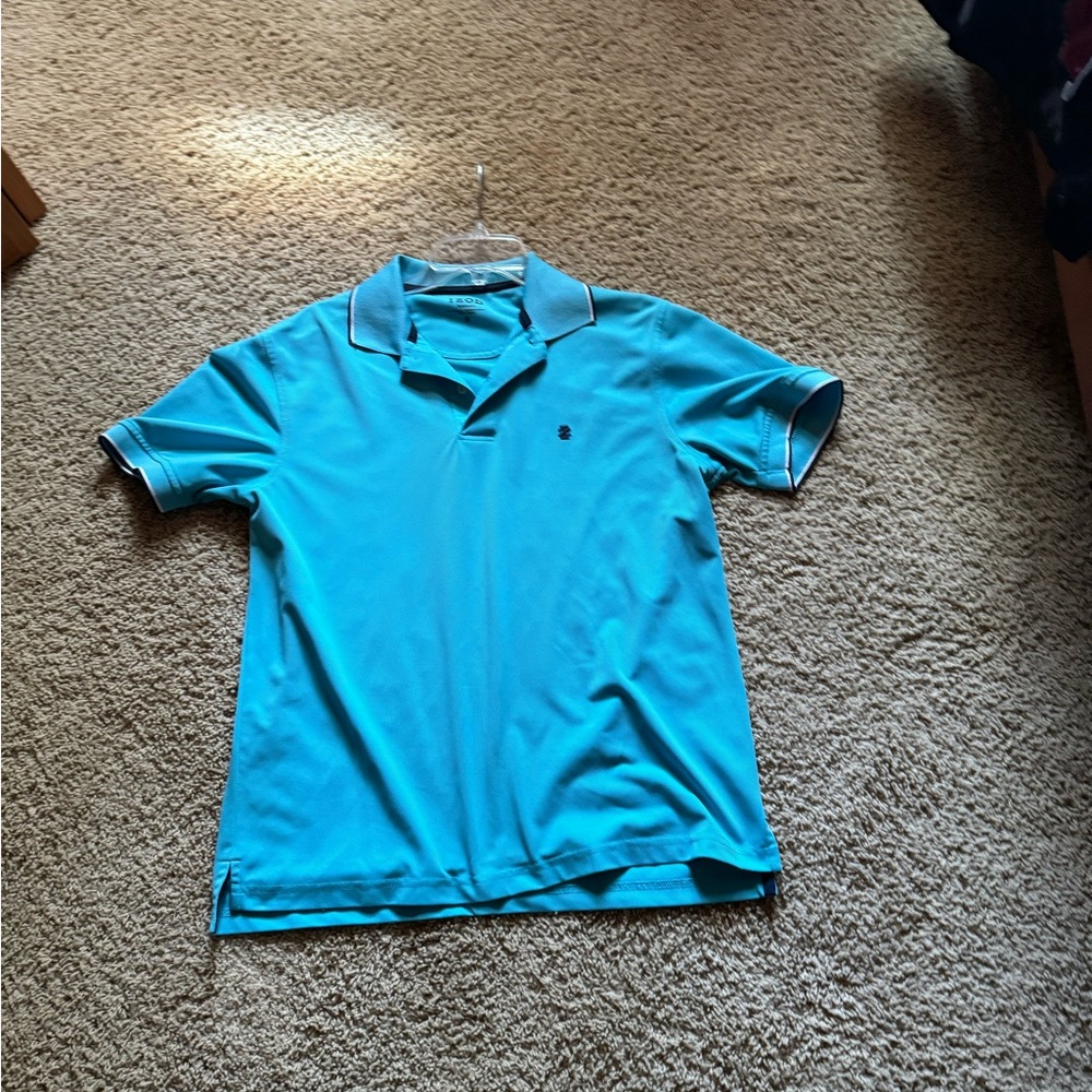 IZOD Performance Polo. Medium. Blue.